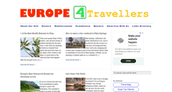 Desktop Screenshot of europe4travellers.com